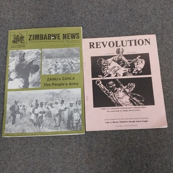Zimbabwe 1976 & 1978 ZANU & UANC Revolution Africa Official Organ Magazines - Picture 2 of 16